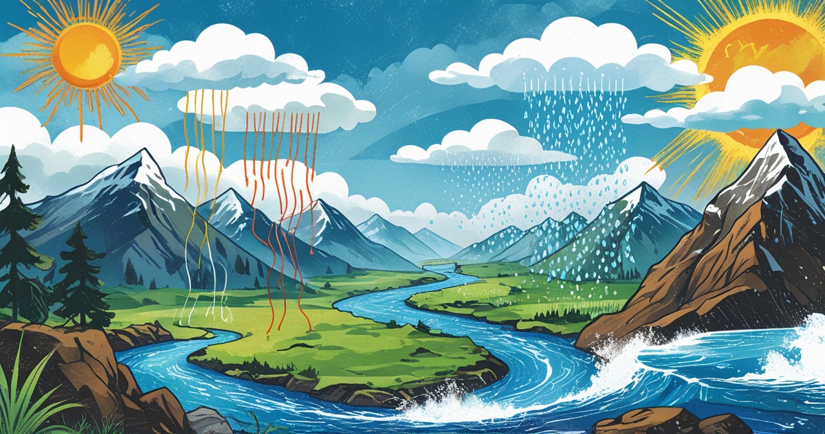 Ordena el ciclo del agua