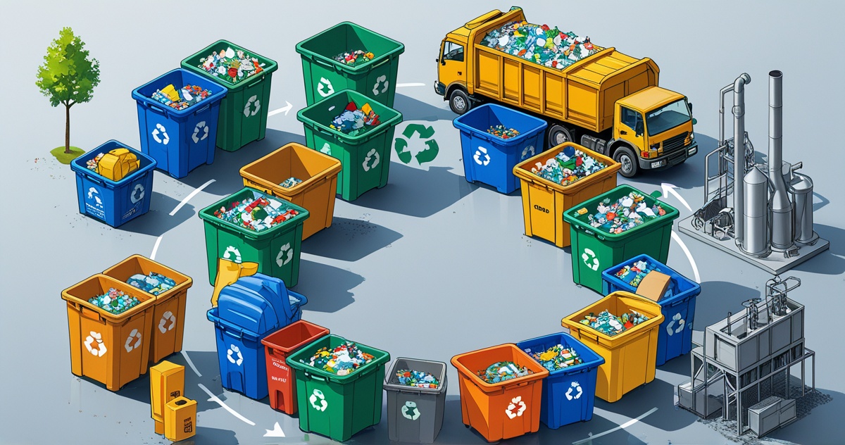 Ordena el proceso de reciclaje